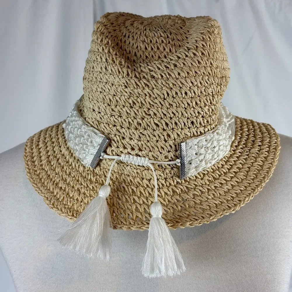Physician Endorsed Makena Crochet Toyo Hat OS Packable Vacation Cruise Travel
